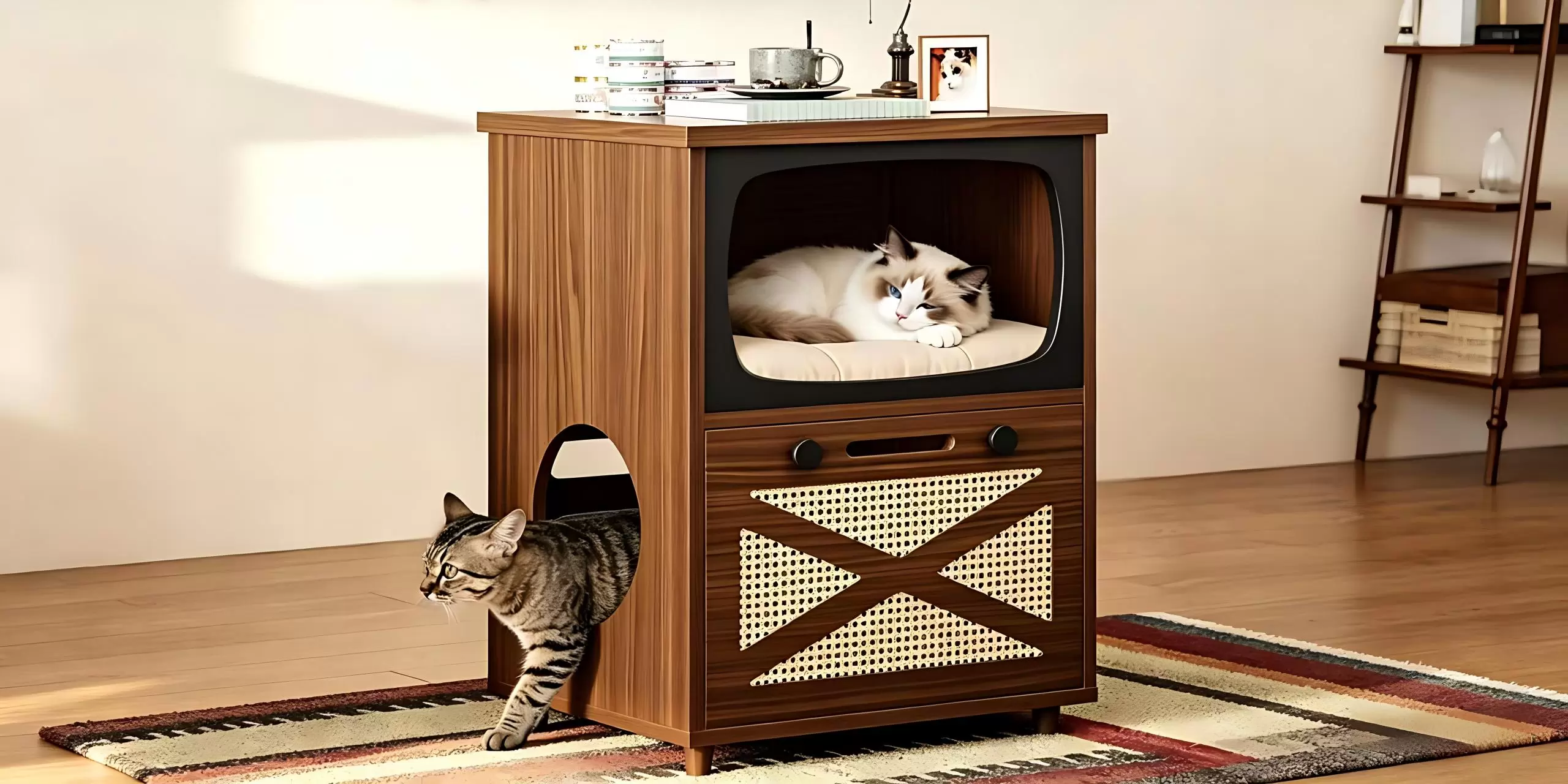 Wooden Cat house furniture